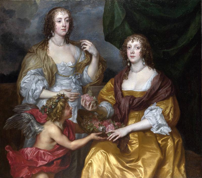 Anthony Van Dyck Lady Elizabeth Thimbelby and her Sister oil painting image
